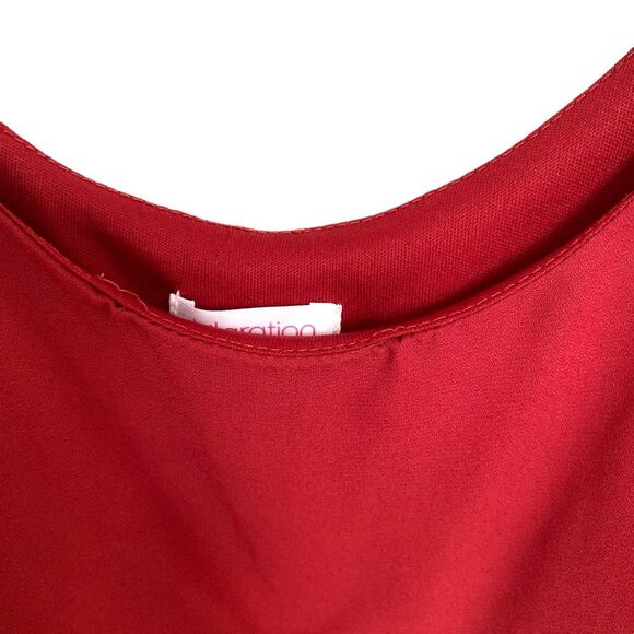 Xhilaration Red Paisley Bohemian Maxi Sleeveless Dress Size Medium - Picture 5 of 8